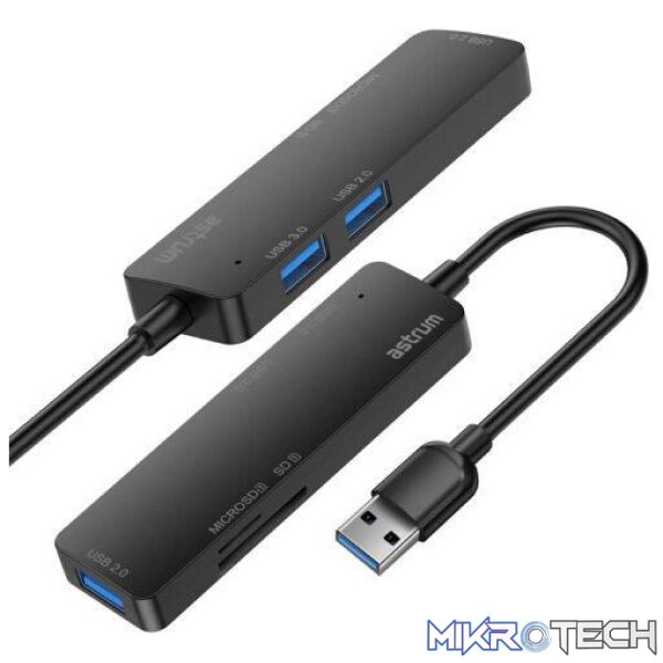 Astrum USB 3.0 Hub and Card Reader - UH020 - Image 2