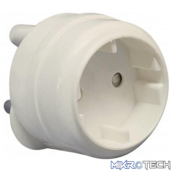 ac-plug-sch-sa-other-accessories-45403798339748 Acconet Schuko Socket to SA Plug Adapter AC-PLUG-SCH-SA - Image 1