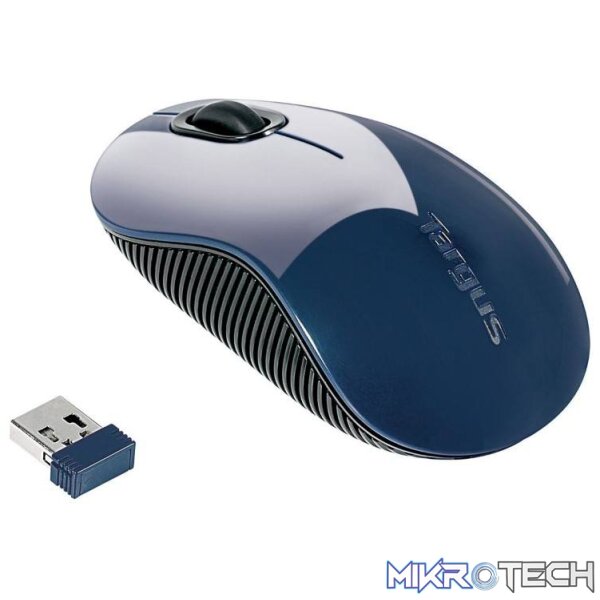 Targus Ambidextrous RF Wireless Mouse Blue AMW50EU - Image 3