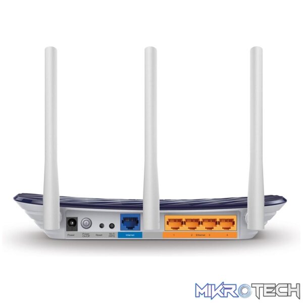 TP-Link Archer C20 AC750 Wi-Fi 5 Wireless Router Dual-band 2.4GHz and 5GHz Fast Ethernet Black White - Image 3
