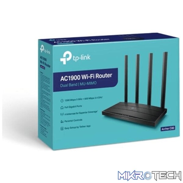 archer-c80-routers-34220570640548 TP-Link Archer C80 Gigabit Ethernet Wireless Dual-band Router - Image 1