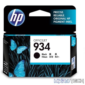 HP 934 Black Standard Yield Printer Ink Cartridge Original C2P19AE Single-pack