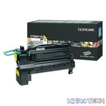 Lexmark C792X1YG Yellow Toner Cartridge 20