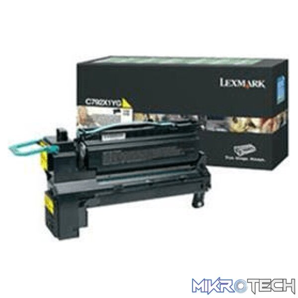 Lexmark C792X1YG Yellow Toner Cartridge 20 Lexmark C792X1YG Yellow Toner Cartridge 20