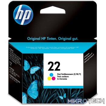 HP 22 Tri-colour Ink Cartridge Original C9352AE Single-pack