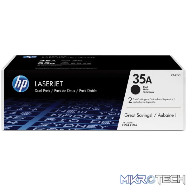 HP 35A Black Toner Cartridges 1 HP 35A Black Toner Cartridges 1