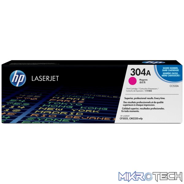 HP 304A Magenta Toner Cartridge 2 HP 304A Magenta Toner Cartridge 2