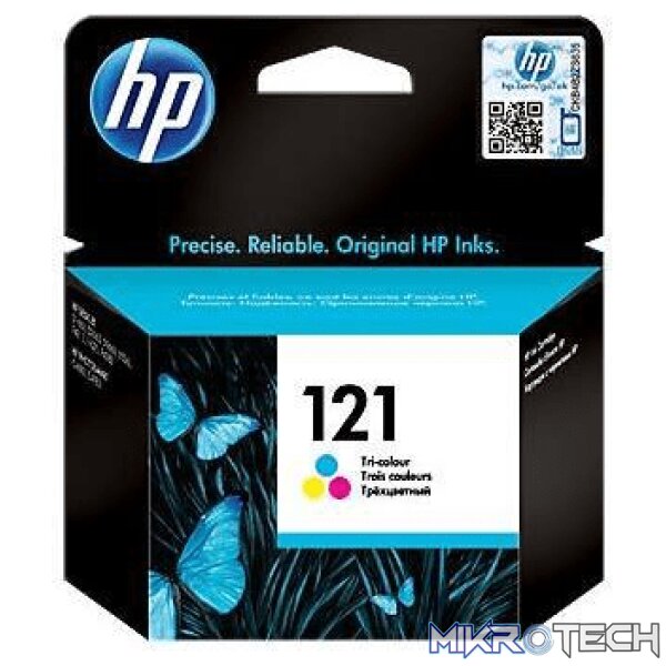 HP 121 Tri-Colour Printer Ink Cartridge Original CC643HE Single-pack HP 121 Tri-Colour Printer Ink Cartridge Original CC643HE Single-pack
