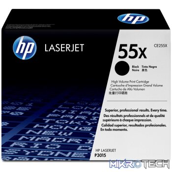 HP 55X Black Toner Cartridge 12