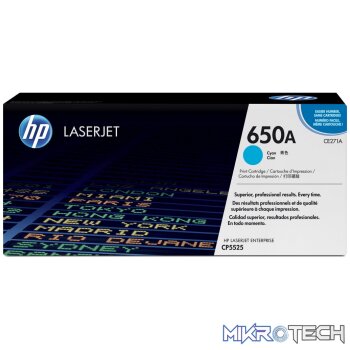 HP 650A Cyan Toner Cartridge 15