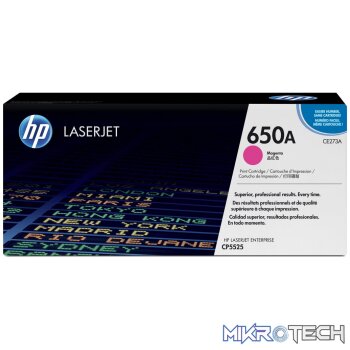 HP 650A Magenta Toner Cartridge 15