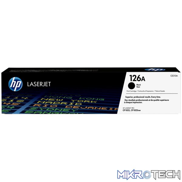 HP 126A Black Toner Cartridge 1 HP 126A Black Toner Cartridge 1