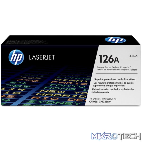 HP 126A LaserJet Imaging Drum Unit CE314A HP 126A LaserJet Imaging Drum Unit CE314A