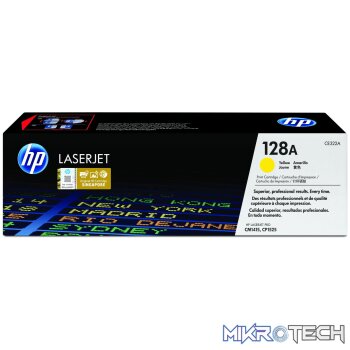 HP 128A Yellow Toner Cartridge 1