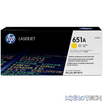 HP 651A Yellow Toner Cartridge 16