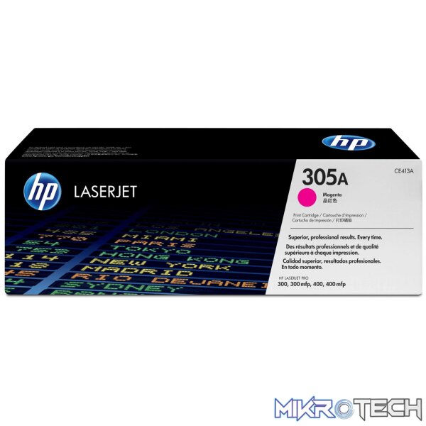 HP 305A Magenta Toner Cartridge 2 HP 305A Magenta Toner Cartridge 2