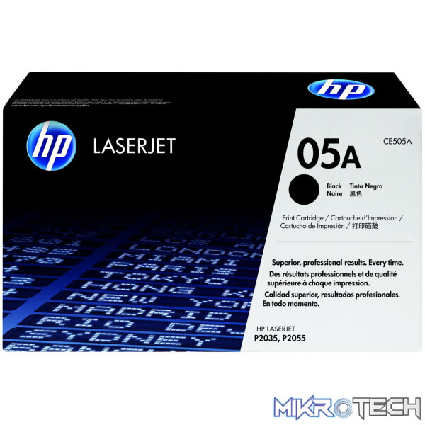 HP 05A Black Toner Cartridge 2,300 Pages Original CE505A Single-pack - Image 6