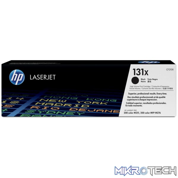 HP 131X Black Toner Cartridge 2 HP 131X Black Toner Cartridge 2