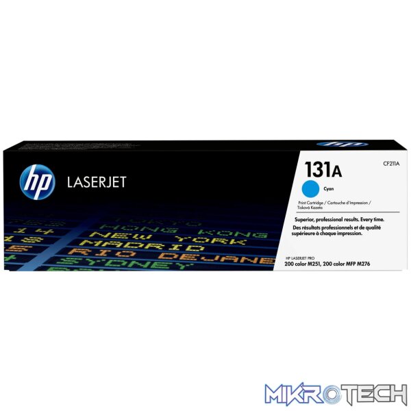HP 131A Cyan Toner Cartridge 1 HP 131A Cyan Toner Cartridge 1