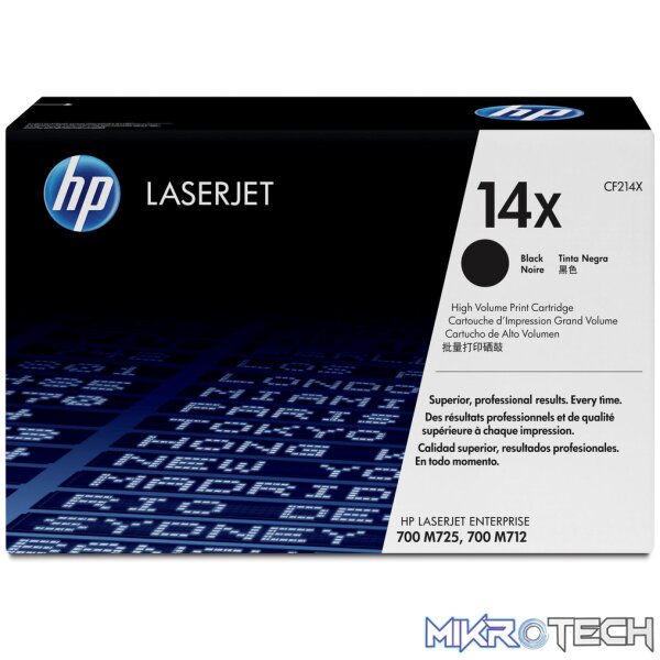 HP 14X Black High Yield Toner Cartridge 17 HP 14X Black High Yield Toner Cartridge 17