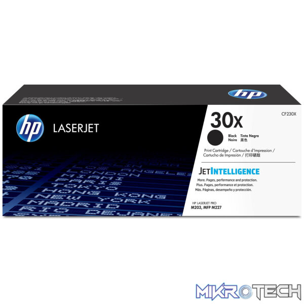 HP 30X Black High Yield Toner Cartridge 3,500 Pages Original CF230X Single-pack - Image 4