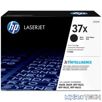 HP 37X Black High Yield Toner Cartridge 25