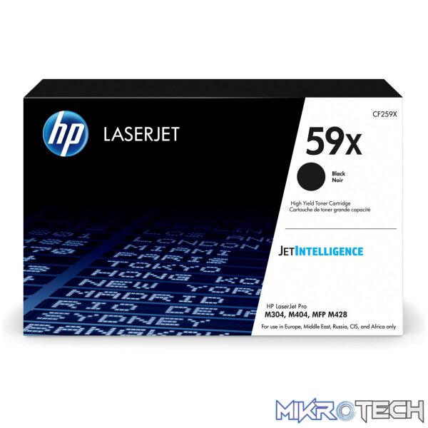 HP 59X Black Toner High Yield Cartridge 10 HP 59X Black Toner High Yield Cartridge 10