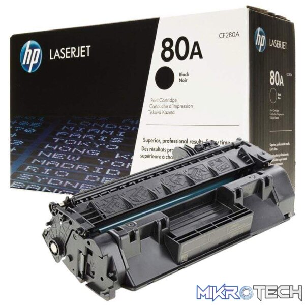 HP 80A Black Toner Cartridge 2,560 Pages Original CF280A Single-pack - Image 3
