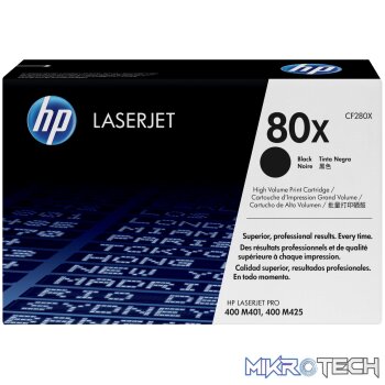 HP 80X Black High Yield Toner Cartridge 6