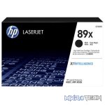HP 89X Black High Yield Toner Cartridge 10000 Pages Original CF289X Single-pack