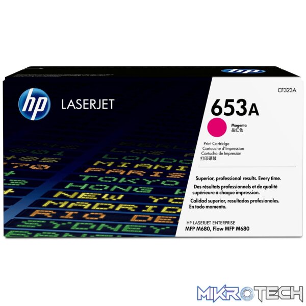 HP 653A Magenta Toner Cartridge 16 HP 653A Magenta Toner Cartridge 16