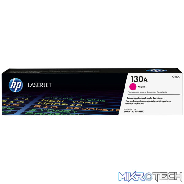 HP 130A Magenta Toner Cartridge 1,000 Pages Original CF353A Single-pack - Image 5