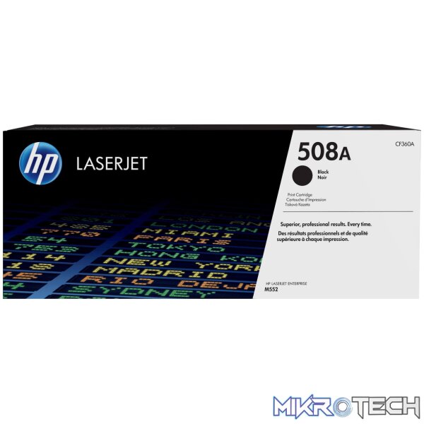 HP 508A Black Toner Cartridge 6 HP 508A Black Toner Cartridge 6