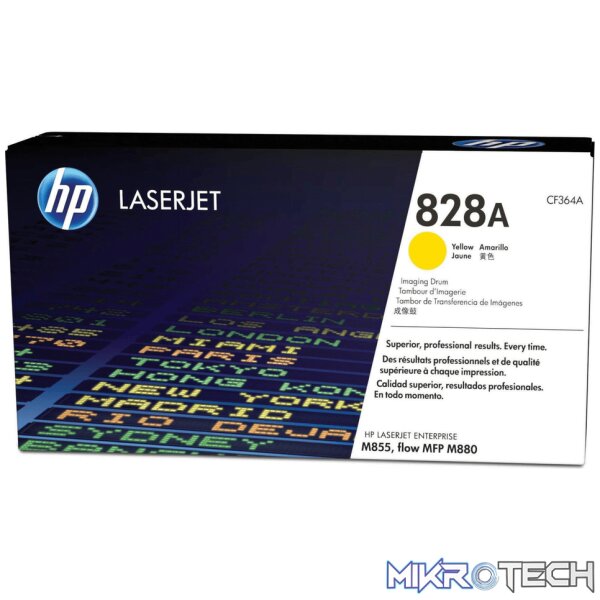 HP 828A Yellow LaserJet Image Drum Unit CF364A HP 828A Yellow LaserJet Image Drum Unit CF364A