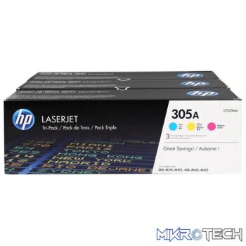 HP 305A Cyan Magenta Yellow Toner Cartridges 2