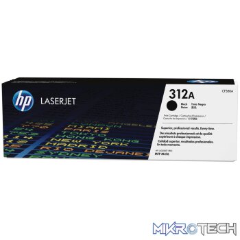 HP 312A Black Toner Cartridge 2280 Pages Original CF380A Single-pack