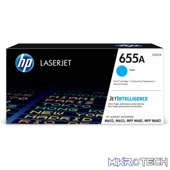 HP 655A Cyan Toner Cartridge 10