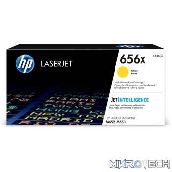HP 656X Yellow Toner Cartridge 22