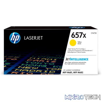 HP 657X Yellow High Yield Toner Cartridge 23