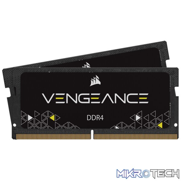 Corsair Vengeance 16GB (8GB x2 kit) DDR4-3200 1.2V CL22 260 pin SO-DIMM Memory - Image 2
