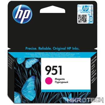 HP 951 Magenta Standard Yield Printer Ink Cartridge Original CN051AE Single-pack