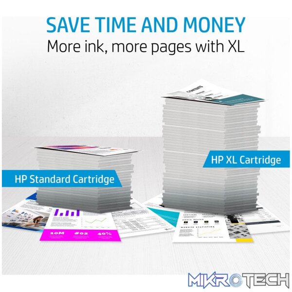 HP 933XL Yellow High Yield Printer Ink Cartridge Original CN056AE Single-pack - Image 8