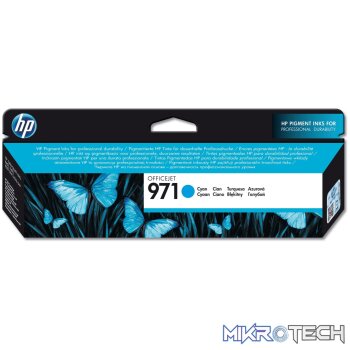 HP 971 Cyan Standard Yield Printer Ink Cartridge Original CN622AE Single-pack