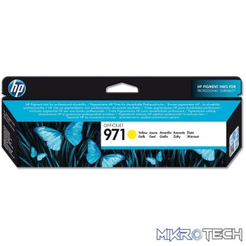 HP 971 Yellow Standard Yield Printer Ink Cartridge Original CN624AE Single-pack