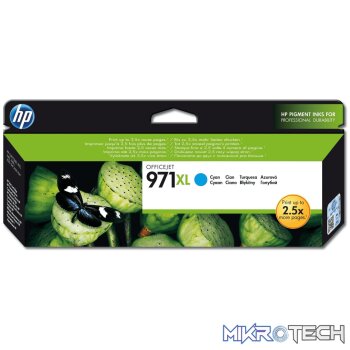 HP 971XL Cyan High Yield Printer Ink Cartridge Original CN626AE Single-pack