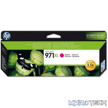 HP 971XL Magenta High Yield Printer Ink Cartridge Original CN627AE Single-pack