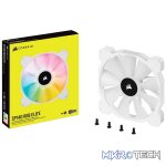 Corsair iCUE SP140 RGB ELITE Performance 140mm White PWM Fan - Single Pack - Image 3