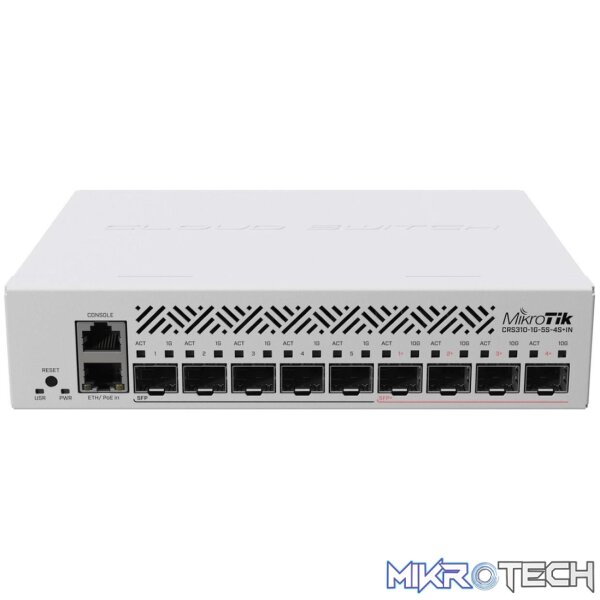 crs310-1g-5s-4s-in-other-accessories-42551910793380 Mikrotik L3 Gigabit Ethernet PoE 1U Network Switch CRS310-1G-5S-4S+IN - Image 1