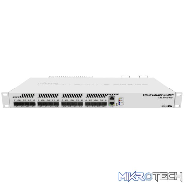 crs317-1g-16s-rm-switches-30399443665060 MikroTik CRS317-1G-16S+RM Managed Switch L3 None 1U Grey - Image 1