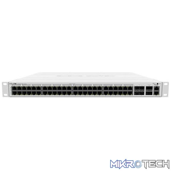 crs354-48p-4s-2q-rm-switches-31017825468580 MikroTik CRS354-48P-4S+2Q+RM Switch L3 Gigabit Ethernet PoE 1U - Image 1